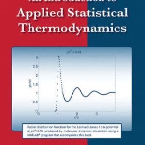 An Introduction to Applied Statistical Thermodynamics 1st Edition Sandler